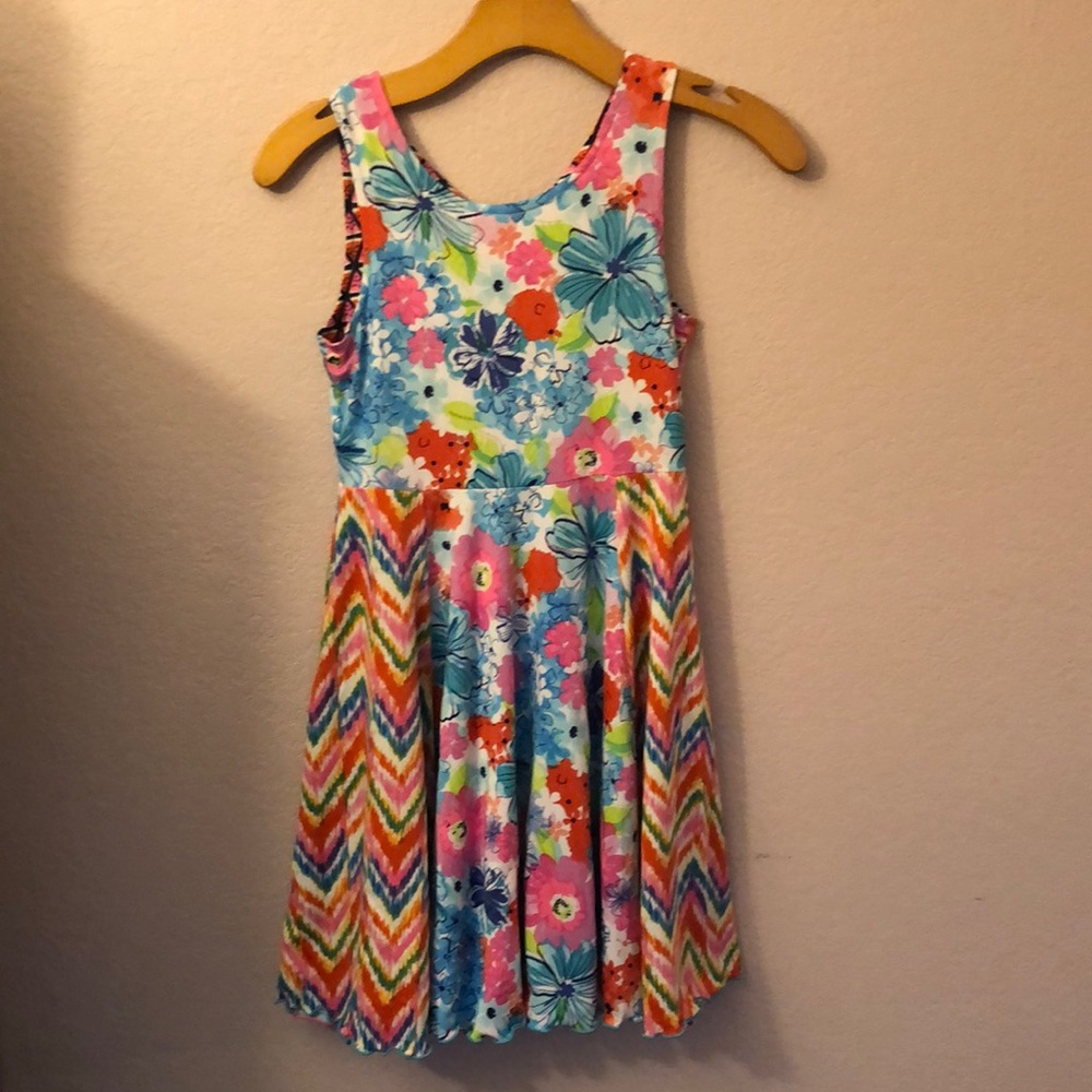 EMILY WEST REVERSIBLE DRESS floral and watermelon